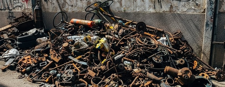 جمع‌آوری فوری ضایعات آهن در صالحیه و اطراف