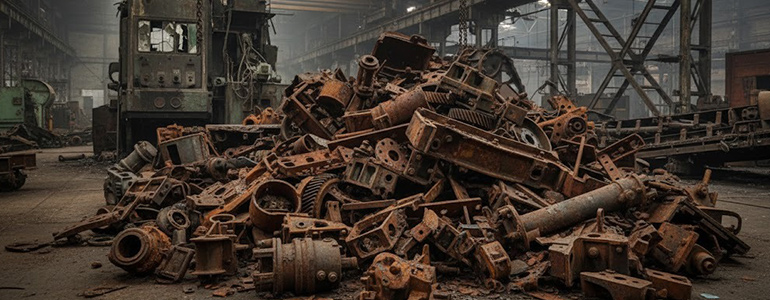 نرخ ضایعات آهن دسته دوم در مناطق صنعتی [+ مشاوره رایگان]